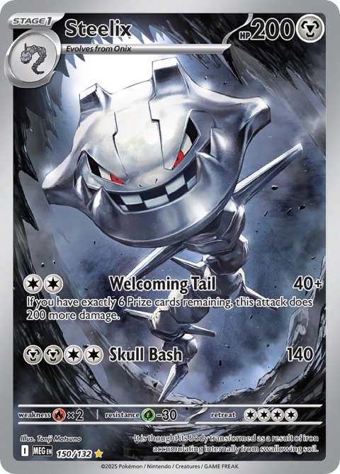 Pokémon TCG:Steelix #150 Pokemon Mega Evolution