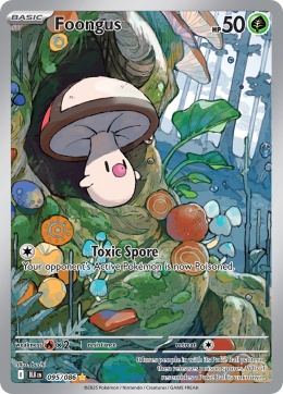 Pokémon TCG: Foongus # 095 Pokemon Black Bolt