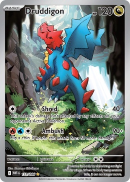 Pokémon TCG: Druddigon # 151 Pokemon White Flare