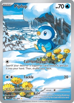 Pokémon TCG: Piplup #098 Pokemon Phantasmal Flames