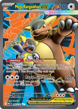 Pokémon TCG: Mega Kangaskhan ex #164 Pokemon Mega Evolution