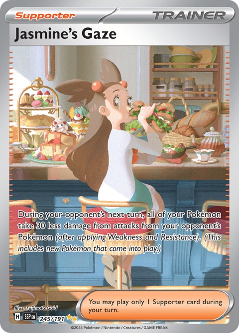 Pokémon TCG : Jasmine's Gaze #245 Pokemon Surging Sparks
