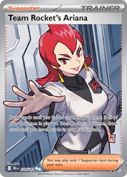 Pokémon TCG: Team Rocket's Ariana #224 Pokemon Destined Rivals