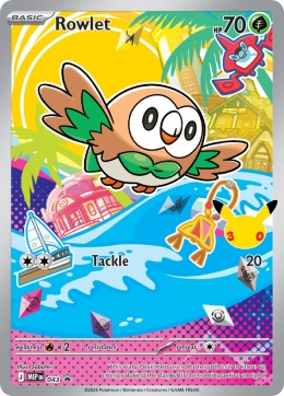 Pokémon TCG: Rowlet #MEP 043 Pokemon Mega Evolution Black Star Promos