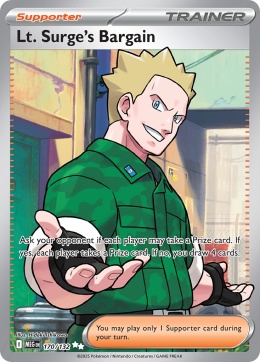 Pokémon TCG: Lt. Surge's Bargain #170 Pokemon Mega Evolution