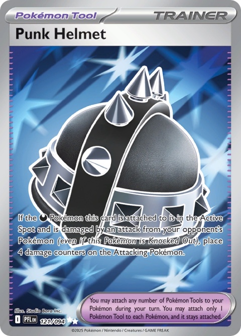 Pokémon TCG:Punk Helmet #121 Pokemon Phantasmal Flames