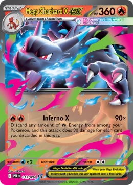 Pokémon TCG: Mega Charizard X ex#013 Pokemon Phantasmal Flames