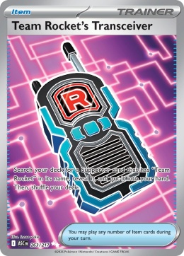 Pokémon TCG: Team Rocket's Transceiver# 263 Pokemon Ascended Heroes