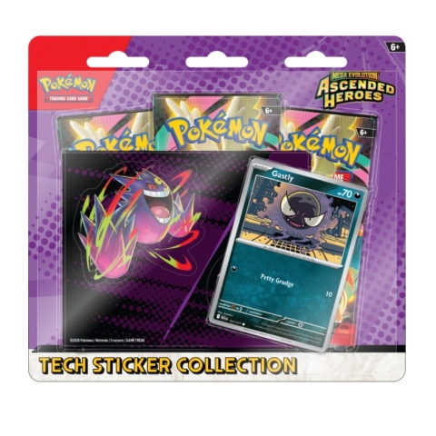 Pokémon TCG: Mega Evolution - Ascended Heroes - Tech Sticker Collection - Gastly/Mega Gengar