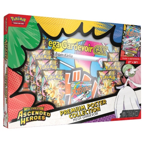 Pokémon TCG: Mega Evolution - Ascended Heroes - Premium Poster Collection - Gardevoir