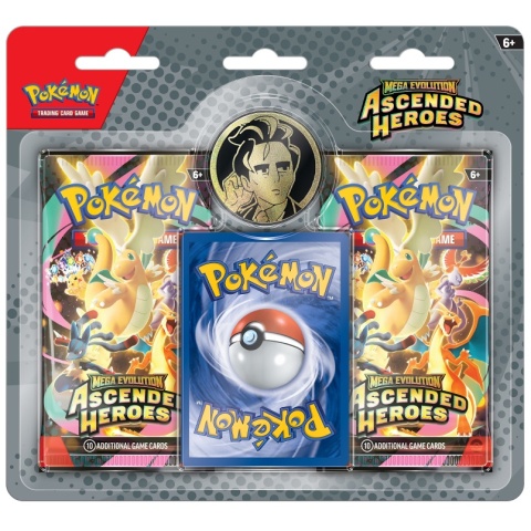 Pokemon TCG: Mega Evolution - Ascended Heroes - Trainer's 2-pack Blister Larry