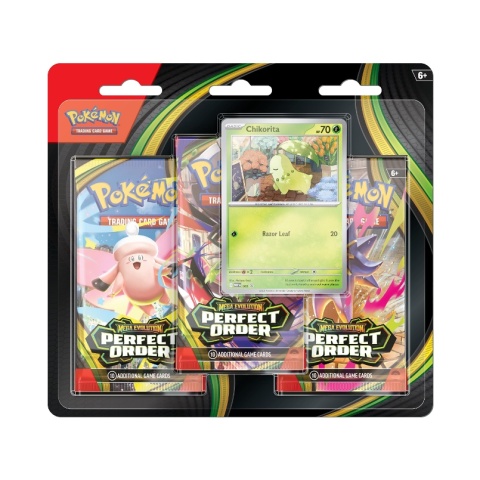 okémon TCG: Mega Evolution - Perfect Order - 3-Pack Blister