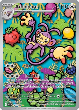 Pokémon TCG: Ambipom #107 Pokemon Phantasmal Flames