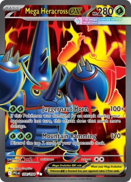 Pokémon TCG: Mega Heracross EX #108 Pokemon Phantasmal Flames