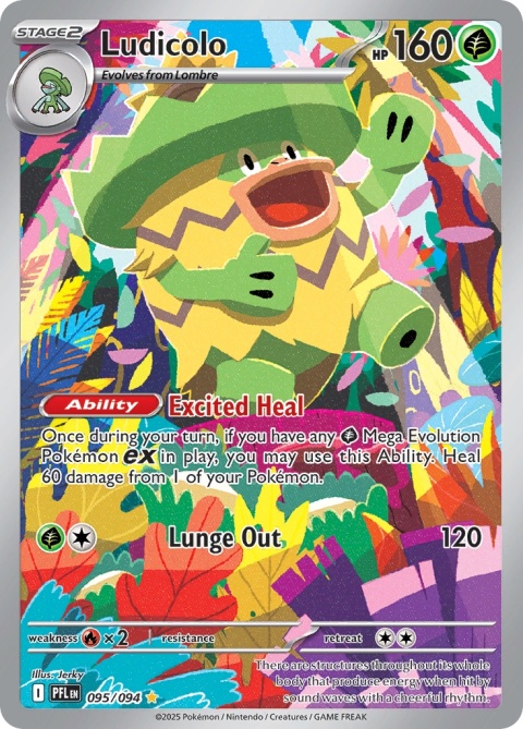 Pokémon TCG: Ludicolo #095 Pokemon Phantasmal Flames