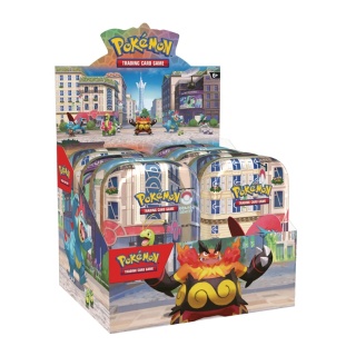 Pokémon TCG: Lumiose City Min Tin Display