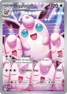 Pokémon TCG: Wigglytuff #105 Pokemon Phantasmal Flames