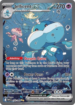 Pokémon TCG: Jellicent EX # 168 Pokemon White Flare