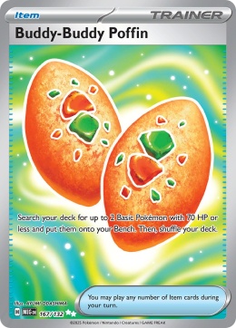 Pokémon TCG: Buddy-Buddy Poffin #167 Pokemon Mega Evolution