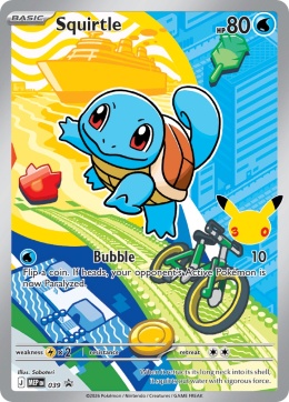 Pokémon TCG: Squirtle#MEP 039 Pokemon Mega Evolution Black Star Promos