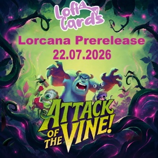 Disney Lorcana - Attack of the Vine! - Prerelease [22.07]