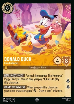 Disney Lorcana - Reign of Jafar - Donald Duck - Coin Collector
