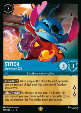 Disney Lorcana - Reign of Jafar - Stitch - Experiment 626