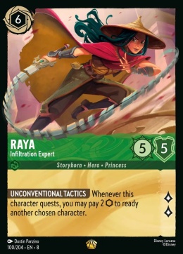 Disney Lorcana - Reign of Jafar - Raya - Infiltration Expert