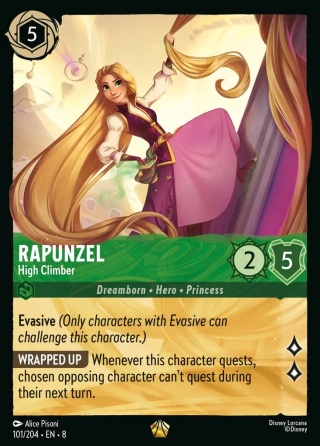 Disney Lorcana - Reign of Jafar - FOIL Rapunzel - High Climber