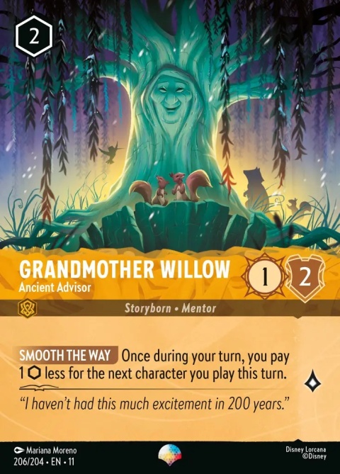 Disney Lorcana - WinterSpell - Grandmother Willow - Ancient Advisor