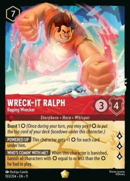 Disney Lorcana - WinterSpell - Wreck-it Ralph - Raging Wrecker