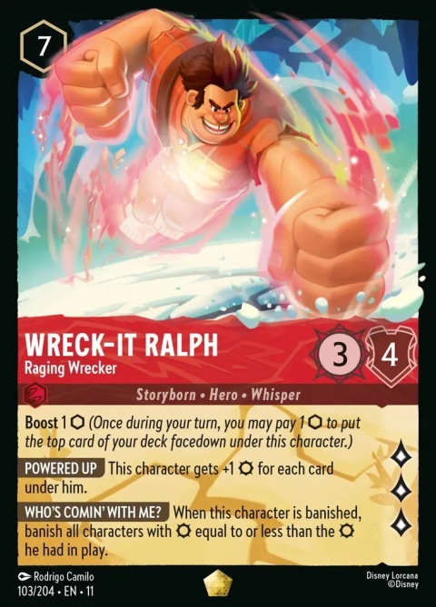 Disney Lorcana - WinterSpell - Wreck-it Ralph - Raging Wrecker