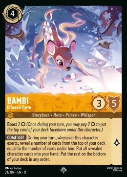 Disney Lorcana - WinterSpell - Bambi - Ethereal Fawn
