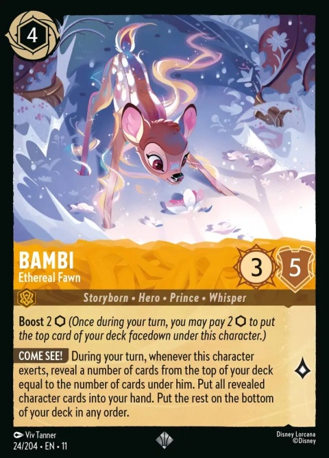 Disney Lorcana - WinterSpell - Bambi - Ethereal Fawn