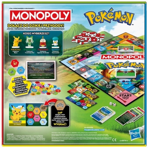 HASBRO GAME Monopoly Pokemon, gra