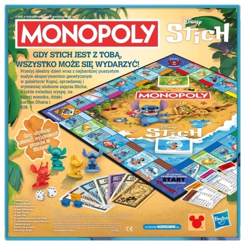 HASBRO GAME Monopoly Stitch, gra