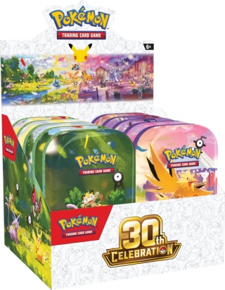 Pokémon TCG: 30th Celebration - Mini Tin - MIX Display (10)