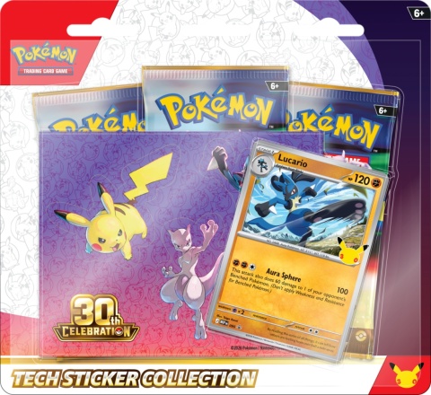 Pokemon TCG: 30th Celebration - Tech Sticker - Lucario