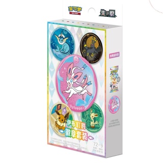 Pokémon -Terastal Gathering Eeveelutions Badge Set (CSV9.5)