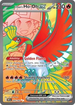 Pokémon TCG:Ethan's Ho-Oh EX#209 Pokemon Destined Rivals
