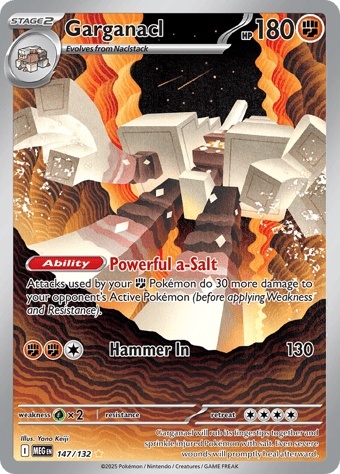 Pokémon TCG: Garganacl#147 Pokemon Mega Evolution