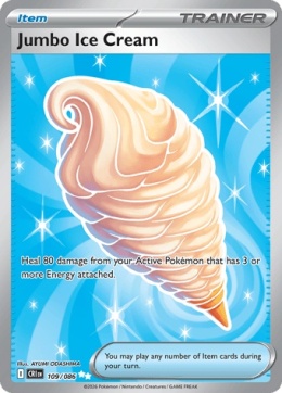 Pokémon TCG : Jumbo Ice Cream #109 Pokemon Chaos Rising