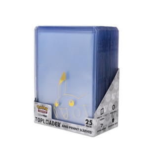 Ultra Pro: Pokémon - Toploader and Penny Sleeves - Pikachu (25 szt.)do