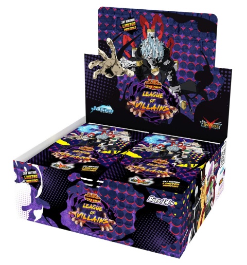 My Hero Academia CCG Series 4: League of Villains First Edition Booster Display (24 packs) - EN